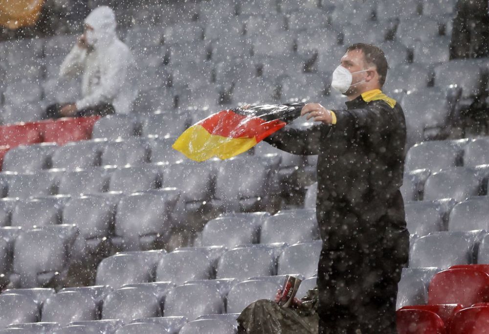 Momente incredibile pe arena din Munchen: nemtii au inceput sa plece de pe stadion in minutul 36. Imaginile care au facut inconjurul lumii_4