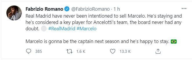 Real Madrid i-a decis soarta lui Marcelo! Decizia luata de Ancelotti in privinta fotbalistului de 33 de ani