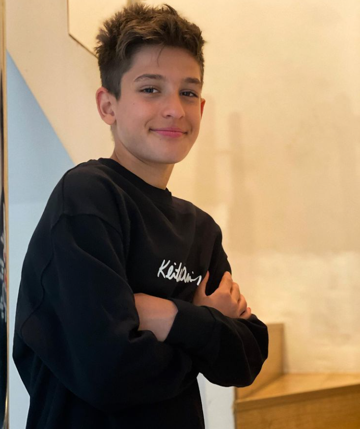 Fiul lui Claudiu Niculescu si al Dianei Munteanu a implinit 12 ani. David calca pe urmele tatalui: 