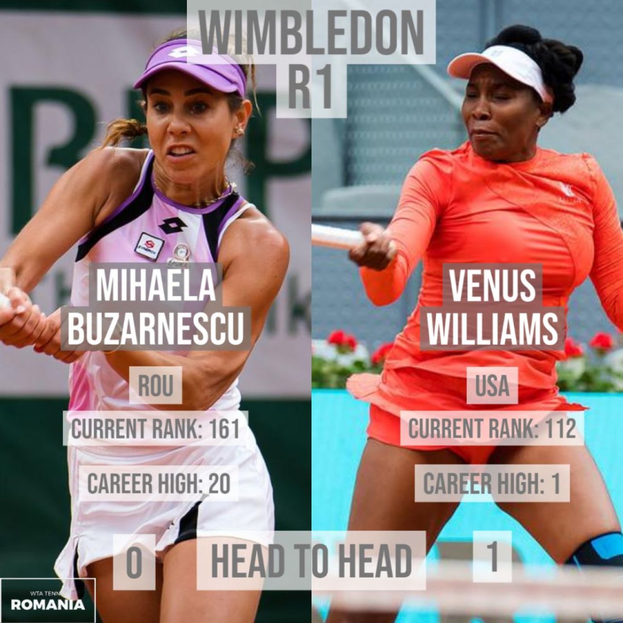 Monica Niculescu, invinsa de Aryna Sabalenka, 6-1, 6-4 in meciul de deschidere al Wimbledon 2021. Mihaela Buzarnescu vs. Venus Williams a fost amanat pentru marti _2