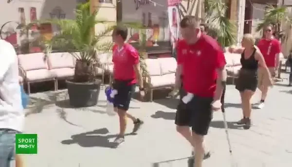 Mii de suporteri au petrecut impreuna in Bucuresti inainte de Franta - Elvetia! O frantuzoaica a vrut sa le deseneze jandarmilor steagul pe fata! Ce a urmat :))