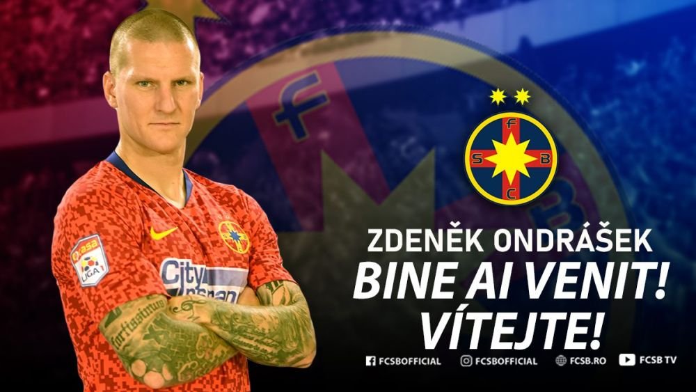 FCSB l-a prezentat oficial pe Ondrasek dupa ce varful de 32 de ani a trecut vizita medicala. Va purta numarul 13_2