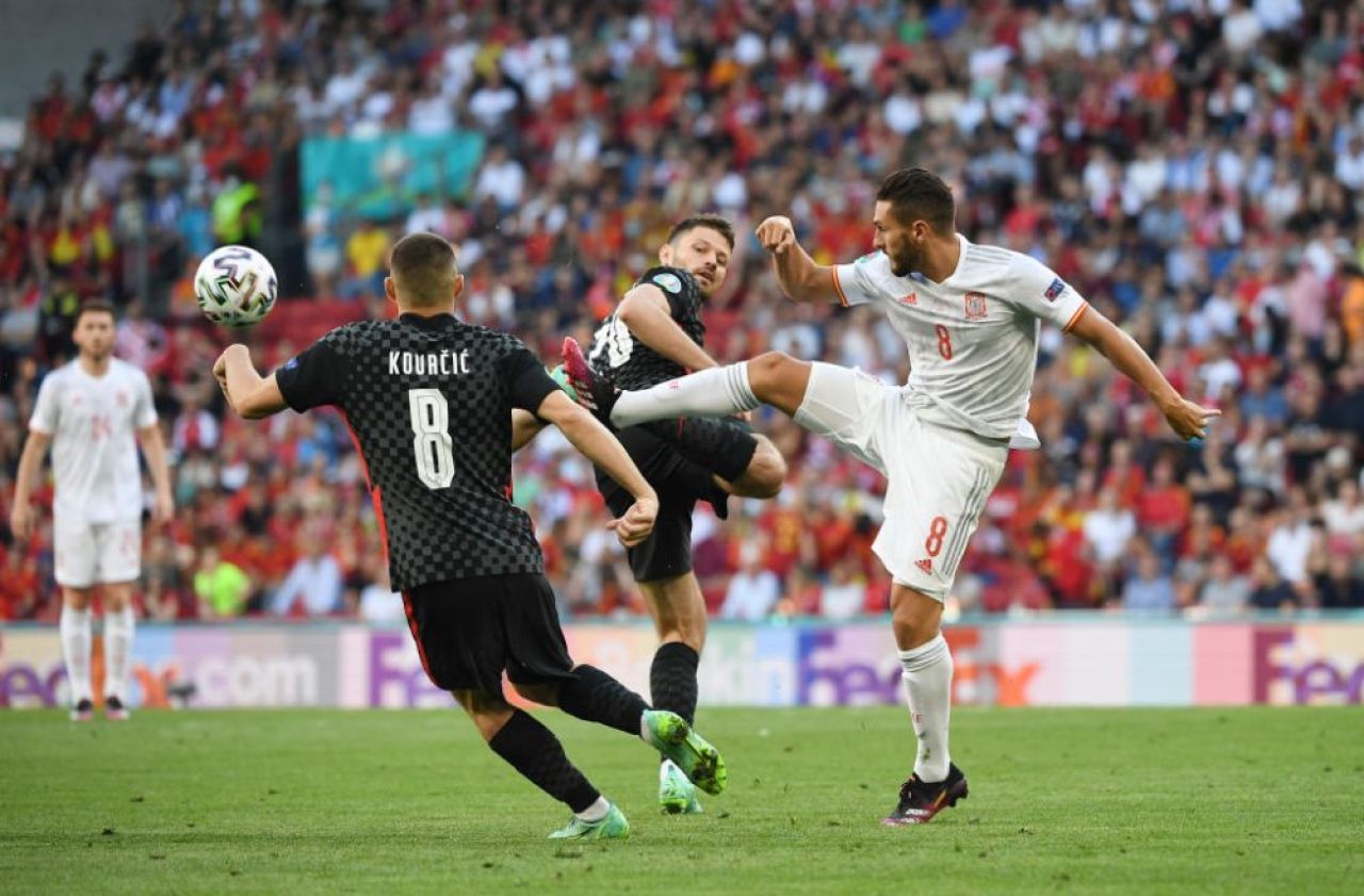 A inceput cu o eroare, s-a incheiat cu recital! Spania, in sferturi la Euro dupa cel mai tare meci al turneului! Aici ai tot ce s-a intamplat in Croatia 3-5 Spania_6