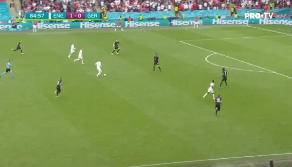 GOOOOOL ANGLIA! Jack Grealish i-a centrat perfect lui Harry Kane in fata portii, iar atacantul a reusit sa inscrie fara probleme