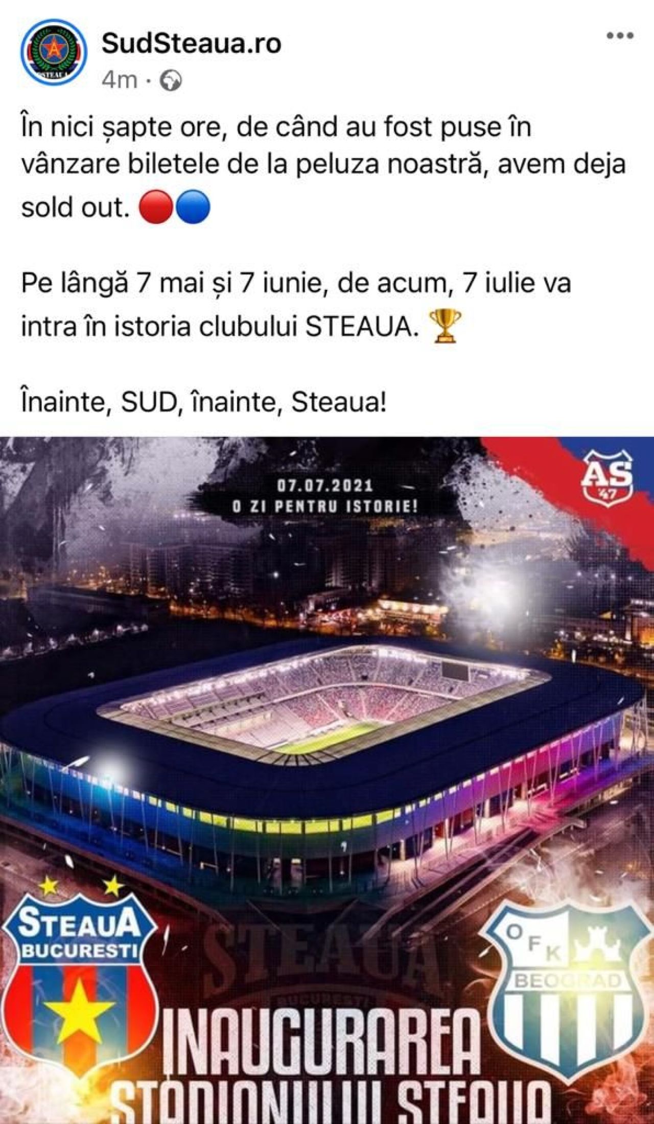 Fanii Stelei iau cu asalt noul stadion din Ghencea! Numarul incredibil de bilete cumparate inca din primele ore _1