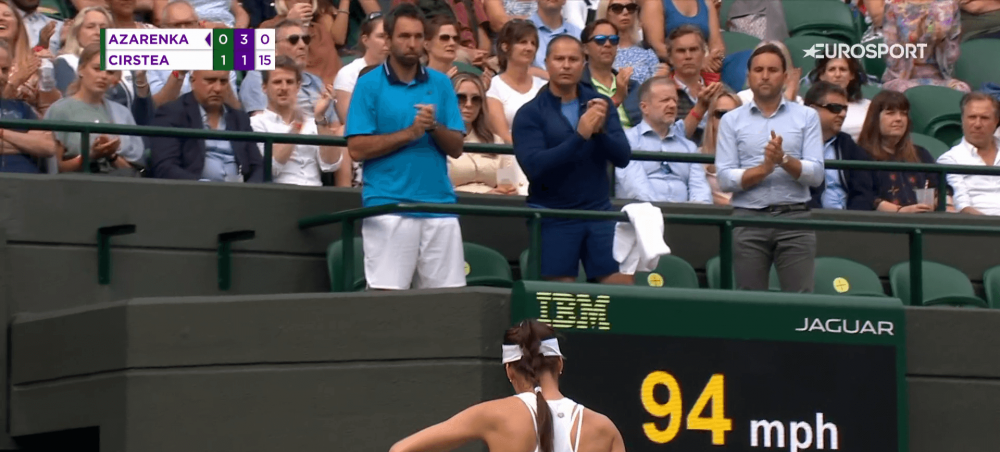 Victoria carierei nu se obtine fara pasiune: reactia nervoasa a Soranei Cirstea care a speriat un stadion intreg in timpul setului decisiv al meciului cu Victoria Azarenka _4
