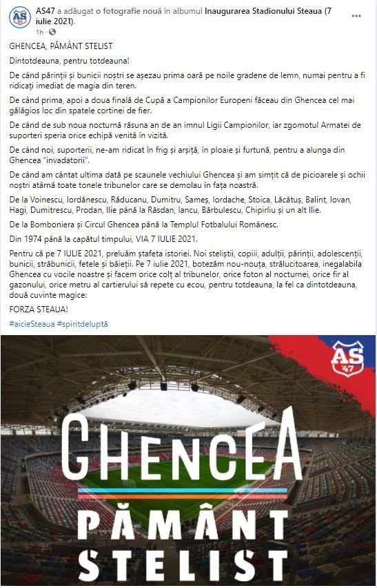 FCSB nu are loc in Ghencea! Mesajul ferm al suporterilor stelisti din AS47_3