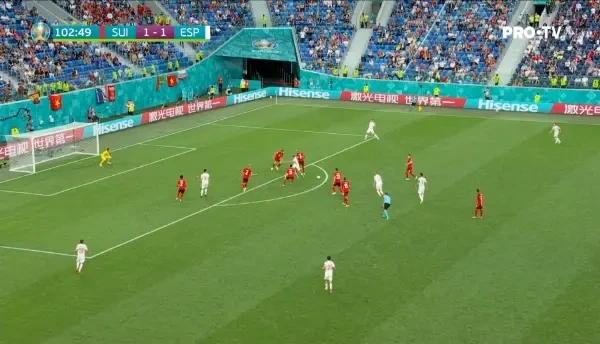 OCAZIE SPANIA! Oyarzabal suteaza puternic de la distanta, dar Sommer are inca o interventie increidibila!