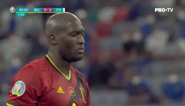 GOOOOOL BELGIA! Romelu Lukaku transforma fara probleme lovitura de pedeapsa si reduce din diferenta!