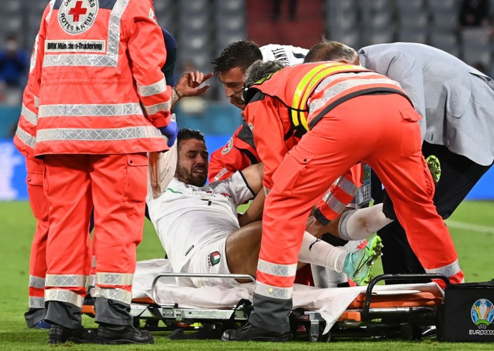 Lovitura colosala primita de Italia! Accidentarea lui Spinazzola este mai grava decat s-a crezut initial. Verdict crunt primit de fotbalist