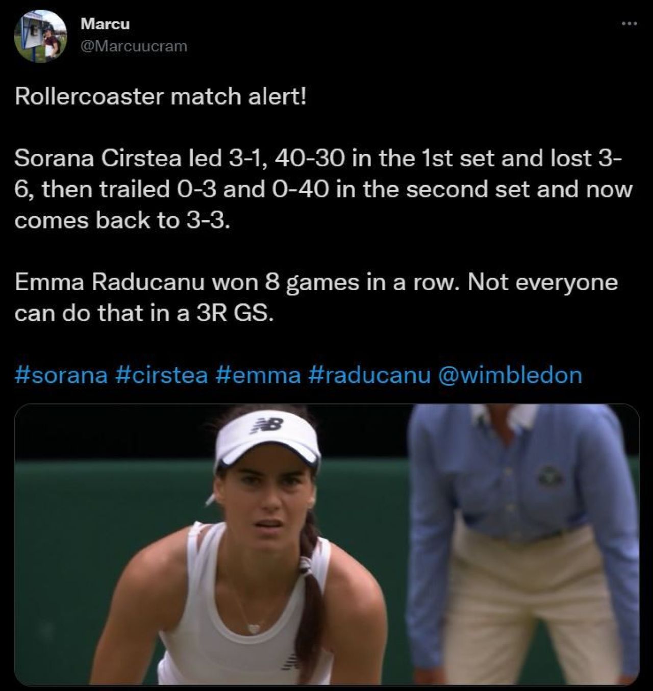 Sorana Cirstea, eliminata la Wimbledon de pustoaica de 18 ani, Emma Raducanu 3-6, 5-7. Ce suma colosala va incasa sportiva cu origini romanesti la prima participare intr-un Grand Slam_7