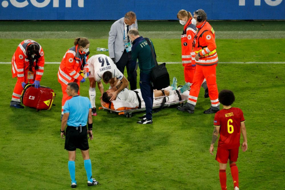 Spinazzola, primit ca un rege de coechipieri dupa accidentare! Spiritul de echipa al Italiei, principalul argument pentru castigarea Campionatului European_1