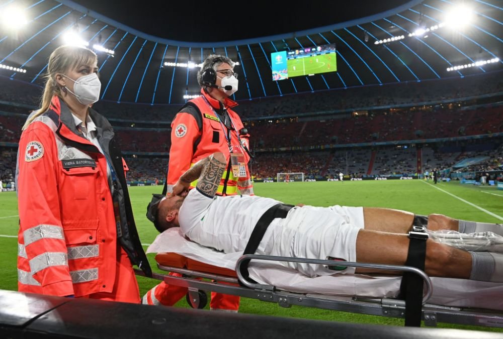Spinazzola, primit ca un rege de coechipieri dupa accidentare! Spiritul de echipa al Italiei, principalul argument pentru castigarea Campionatului European_5