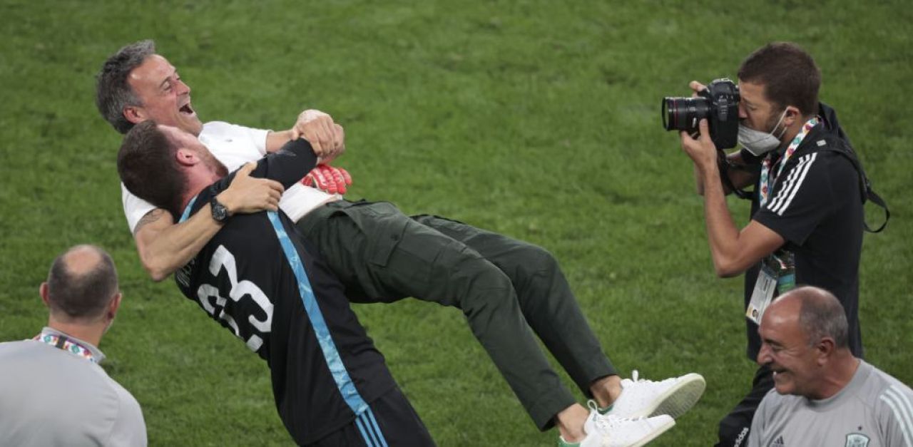 S-a aflat totul! Ce i-a spus Luis Enrique lui Unai Simon chiar inainte de loviturile de departajare _3