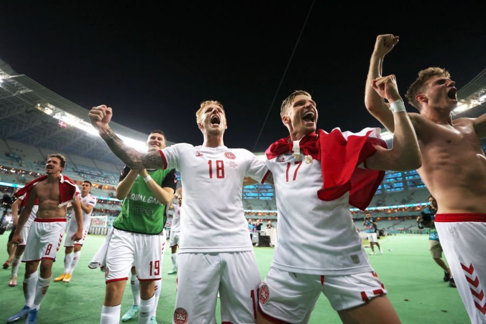 FOTO De la drama lui Eriksen la calificarea in semifinale. Bucuria danezilor in cele mai impresionante imagini de la Baku_11