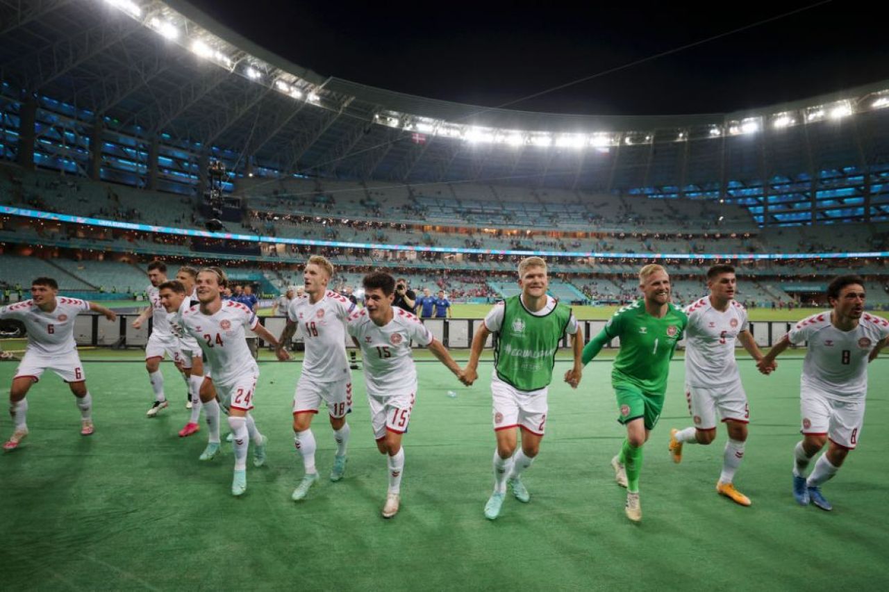 FOTO De la drama lui Eriksen la calificarea in semifinale. Bucuria danezilor in cele mai impresionante imagini de la Baku_14