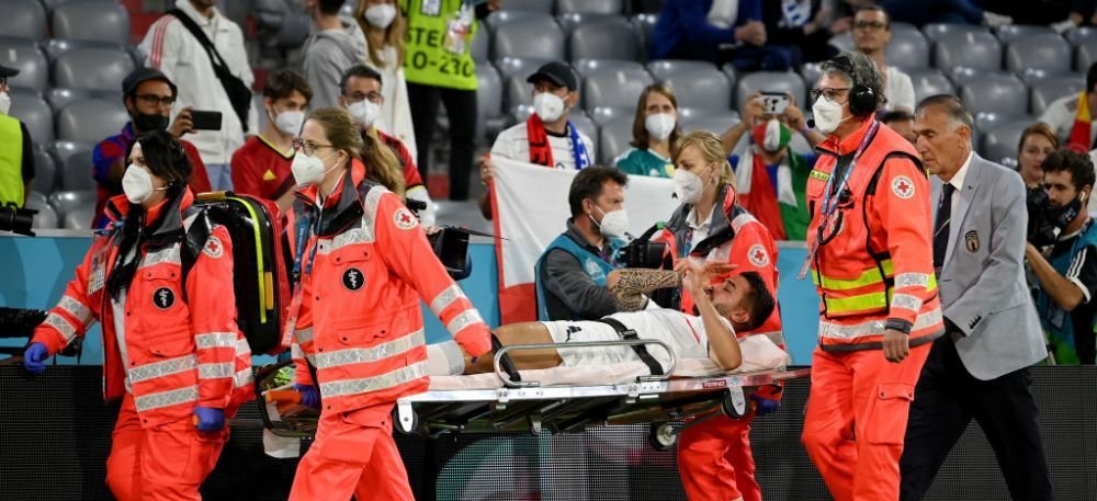 Sora lui Courtois isi cere scuze dupa scandalul provocat la meciul cu Italia! Ce s-a intamplat in momentul in care Spinazzola s-a accidentat_7