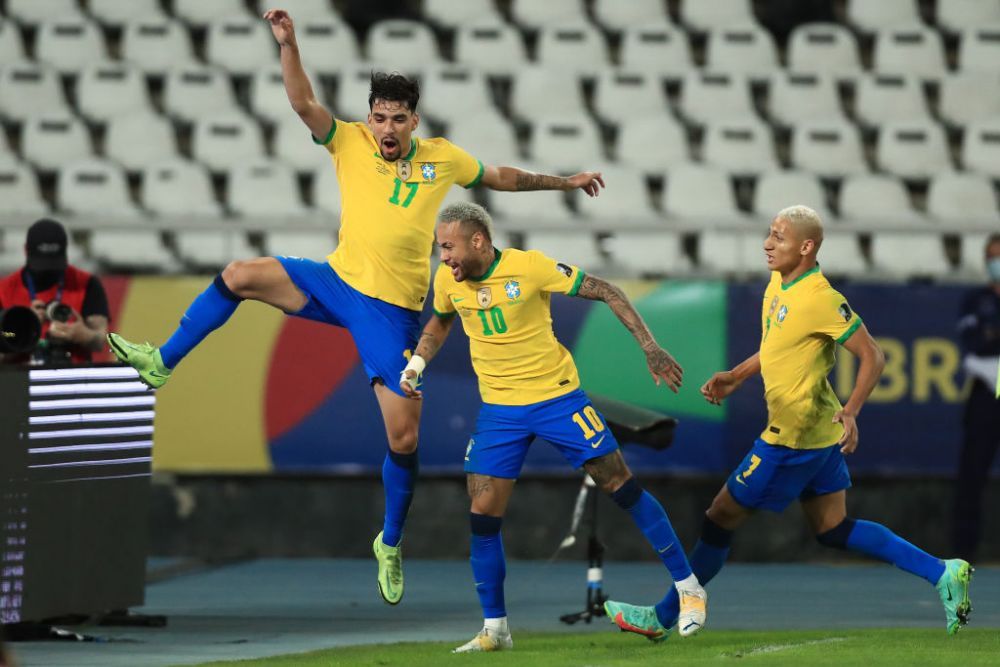 Neymar Jr. magic, Brazilia in finala Copa America. Faza spectaculoasa dupa care s-a marcat singurul gol al meciului cu Peru VIDEO _3