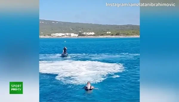 Ibra, o noua aroganta! A postat un video din vacanta pe Instagram: Ascensiunea zeului