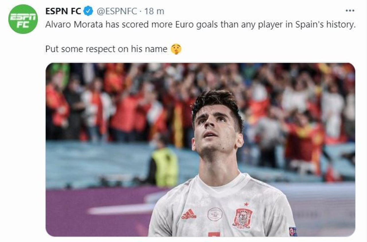 Alvaro Morata a intrat in istoria Spaniei! Performanta uimitoare izbutita de varful iberic + Record nedorit realizat de nationala lui Enrique_2
