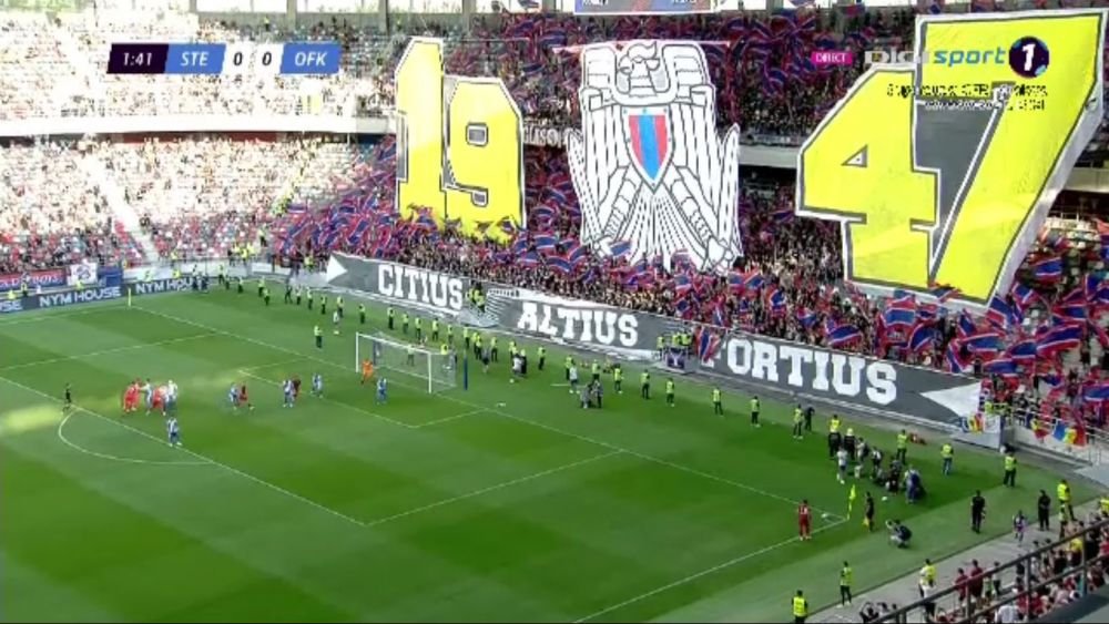 Imagini spectaculoase din Ghencea! Fostele glorii ale Stelei, prezente la inaugurarea noului stadion + Scenografie superba realizata de fanii stelisti_3