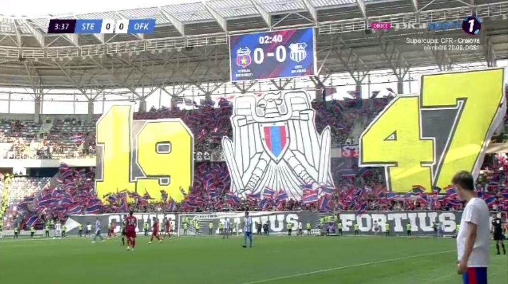 Imagini spectaculoase din Ghencea! Fostele glorii ale Stelei, prezente la inaugurarea noului stadion + Scenografie superba realizata de fanii stelisti_4