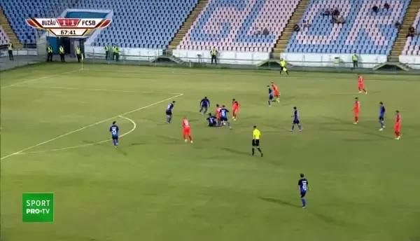 GOOOL FCSB! Tavi Popescu da o pasa superba pana la Musi, care il invinge pe Stoian cu un sut la coltul scurt