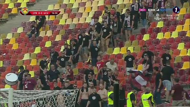 Galeria CFR-ului a intarziat la meciul din Supercupa! Si-au facut prezenta dupa 16 minute de joc