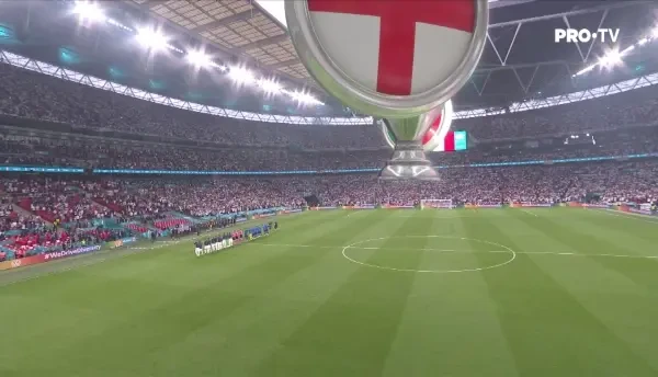 Imagini regretabile pe Wembley! Gestul incalificabil facut de suporterii englezi in timpul intonarii imnurilor