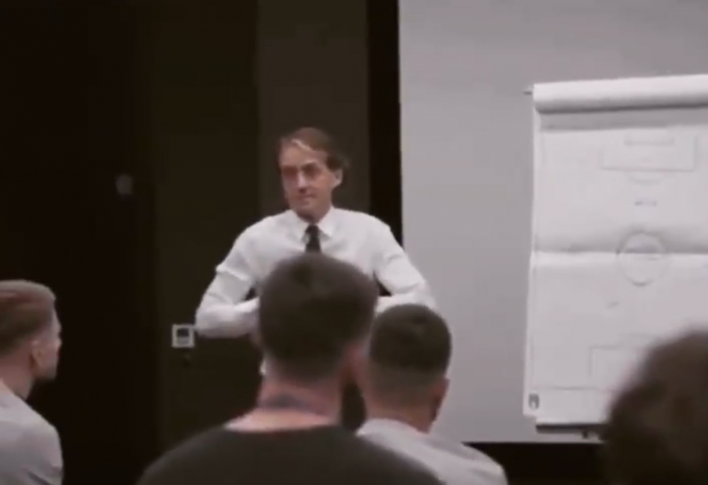Imagini geniale din vestiarul Italiei inainte de finala de pe Wembley! Care a fost mesajul lui Mancini _2