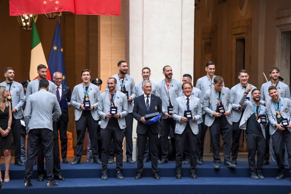 Imagini geniale din vestiarul Italiei inainte de finala de pe Wembley! Care a fost mesajul lui Mancini _6
