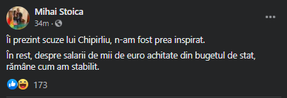 Mihai Stoica i-a cerut scuze lui Chipirliu. Gestul neasteptat facut de oficialul de la FCSB: N-am fost prea inspirat
