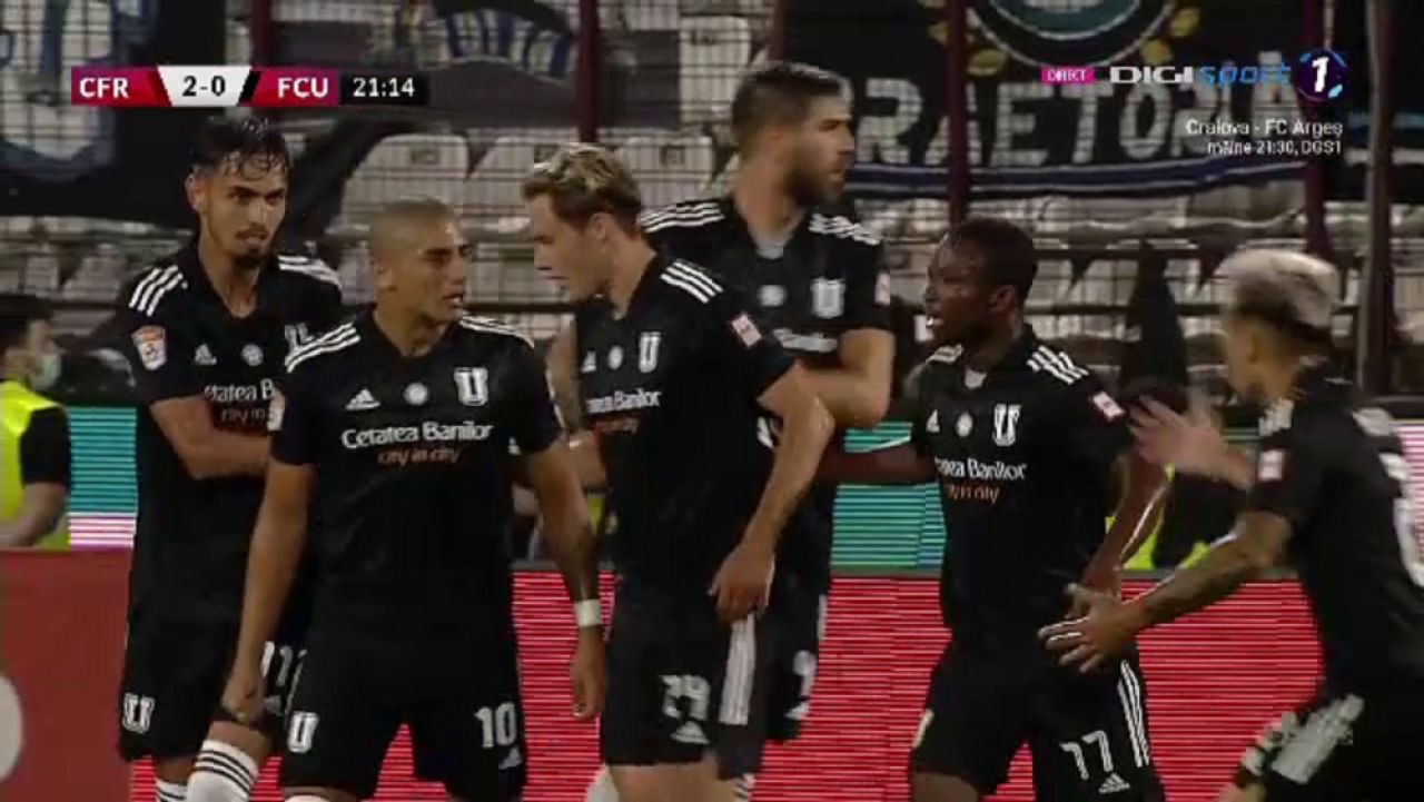 Premiera pentru Mutu in Liga 1! FCU a inscris primul gol la revenirea in prima liga! Bauza l-a invins pe Arlauskis _14