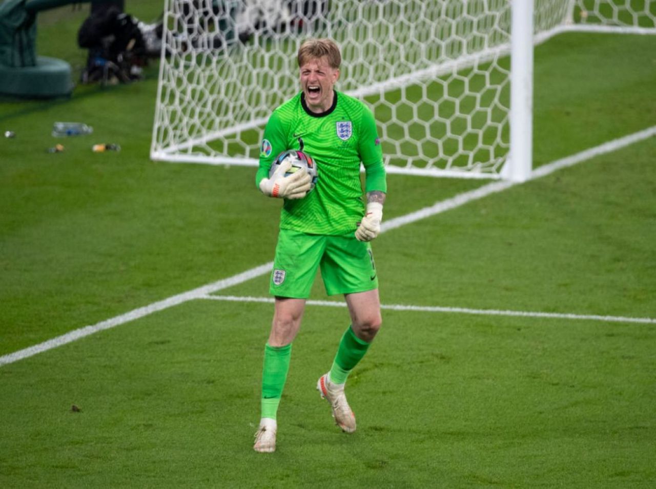 Dezmat total pentru cel mai bun om al Angliei de la Euro 2020! Cum a fost surprins Pickford _4