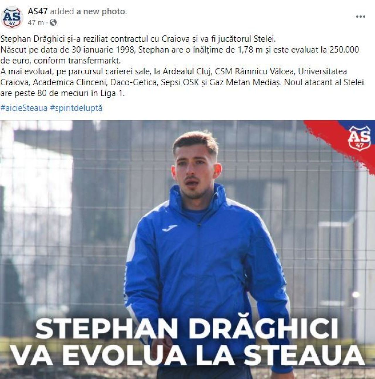 Transfer de Liga 1 pentru Steaua! Jucatorul cu peste 80 de meciuri in prima liga a semnat cu echipa lui Oprita_1