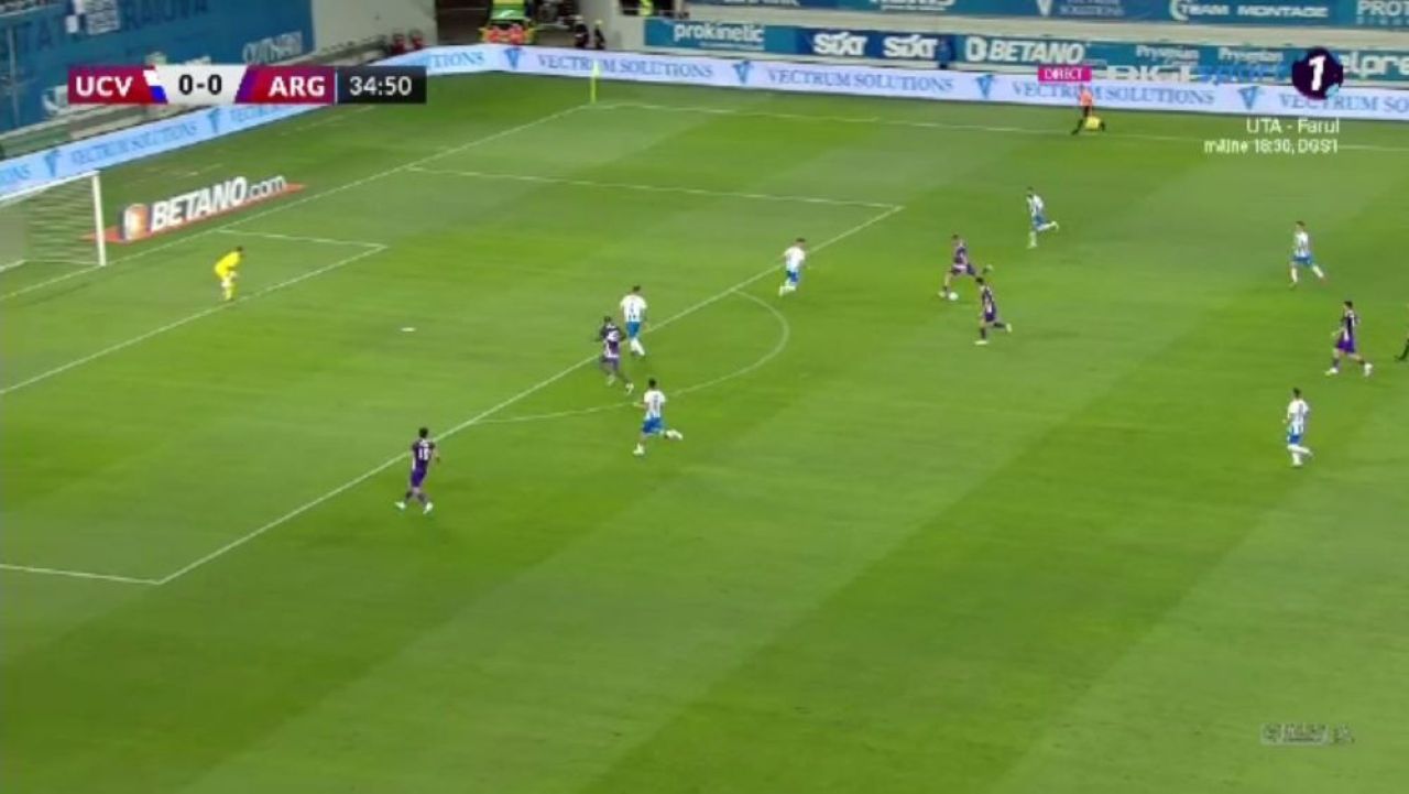 Craiova se impune la limita in fata Argesului! Ivan, marcatorul unui gol spectaculos, la capatul unei faze superbe create de Cimpanu. Aici ai cele mai frumoase faze din Craiova 1-0 Arges_8