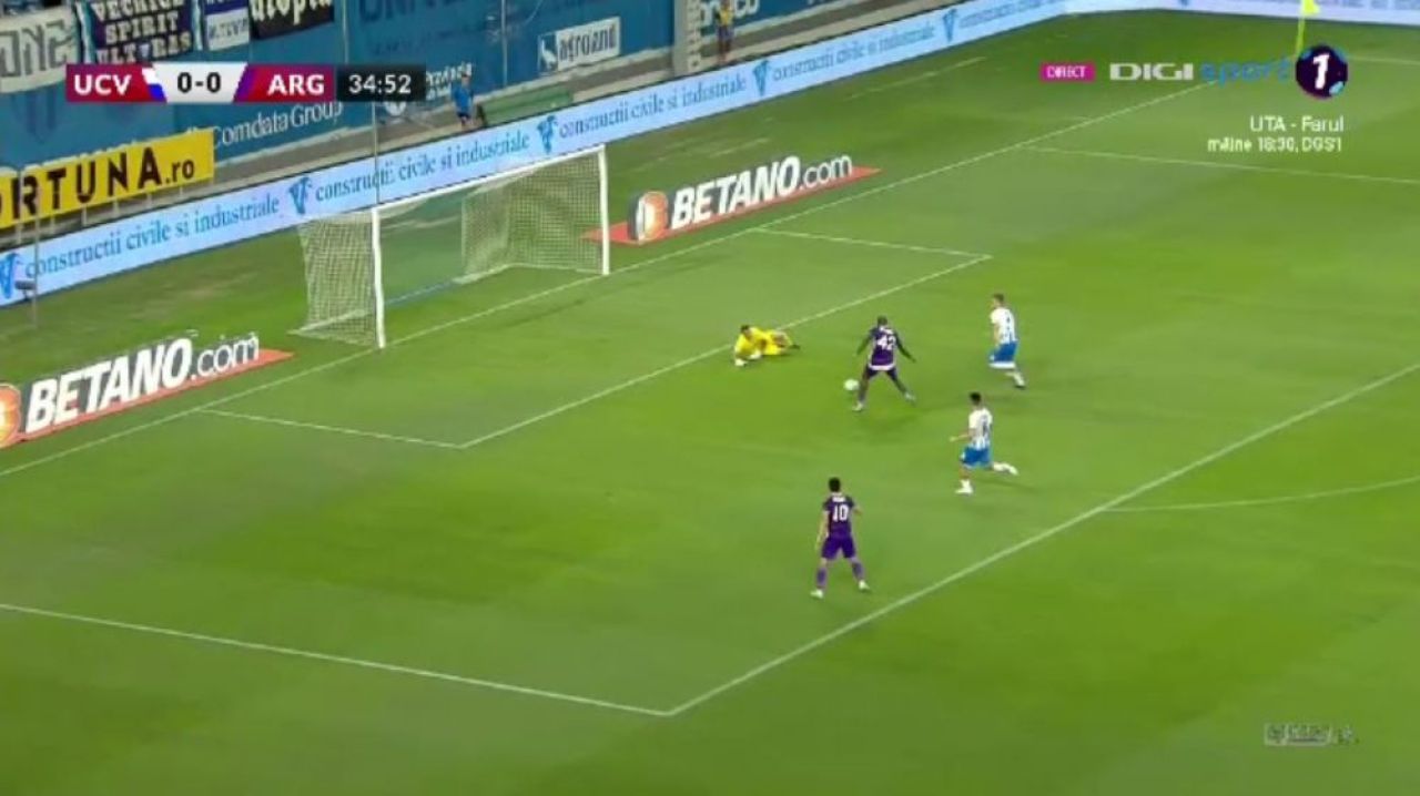 Craiova se impune la limita in fata Argesului! Ivan, marcatorul unui gol spectaculos, la capatul unei faze superbe create de Cimpanu. Aici ai cele mai frumoase faze din Craiova 1-0 Arges_9