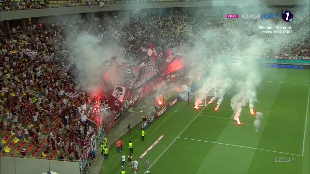 Atmosfera senzationala facuta de fanii Rapidului la revenirea in Liga 1! Fotbalul romanesc, mai 