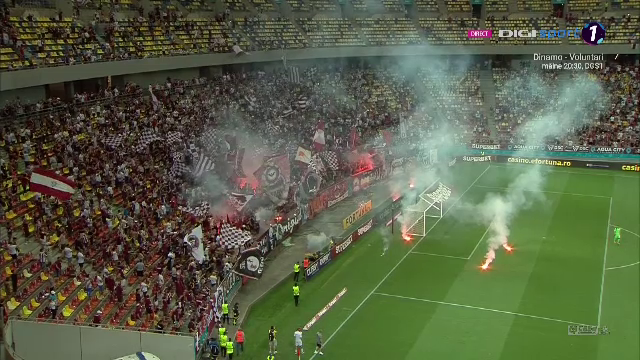 Atmosfera senzationala facuta de fanii Rapidului la revenirea in Liga 1! Fotbalul romanesc, mai 