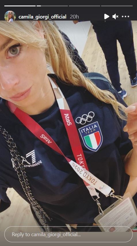 Apariție interzis de sexy în Satul Olimpic din partea Camilei Giorgi: ce selfie și-a făcut în lift _2