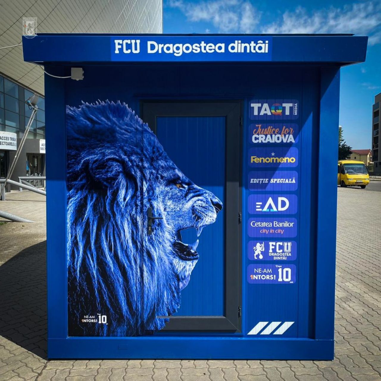 FCU Craiova pune sare pe rană! Oltenii și-au deschis o casă de bilete personalizată lângă stadion_3