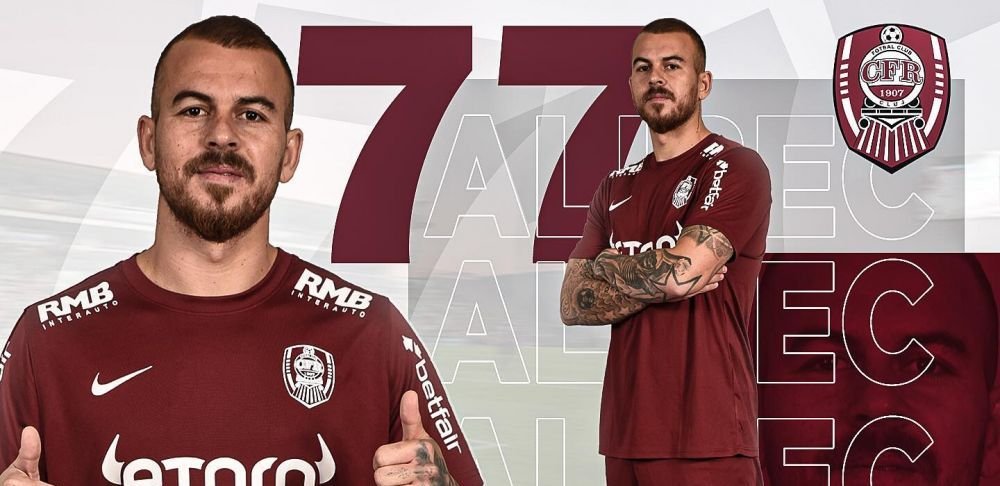 CFR Cluj l-a prezentat pe Denis Alibec: 