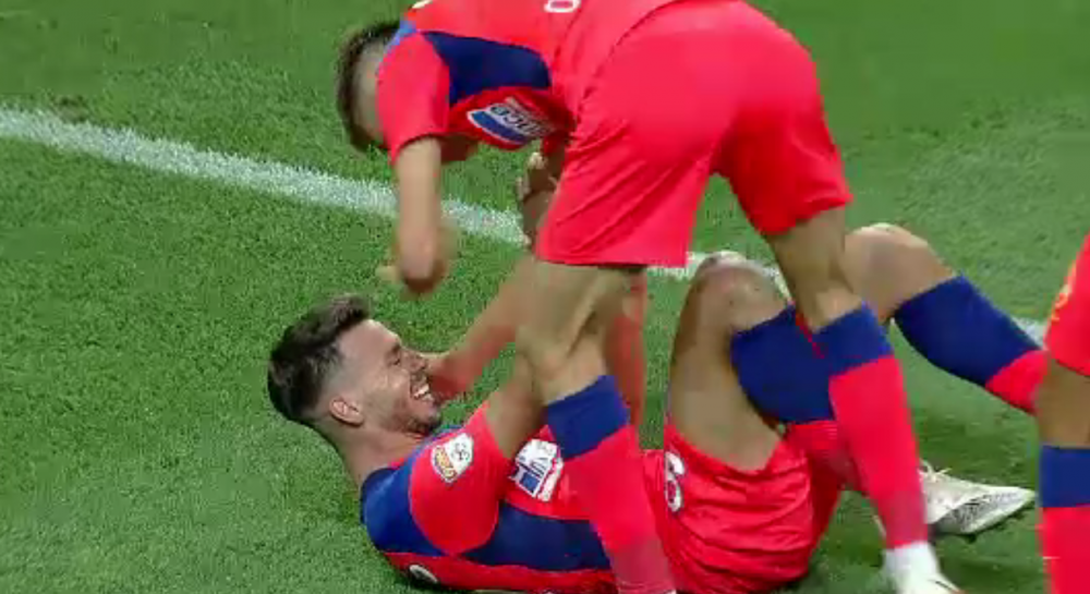 VIDEO | Cordea, omul cu golul de la FCSB! Preferatul lui Becali a &icirc;nscris superb cu Shakhter Karagandy