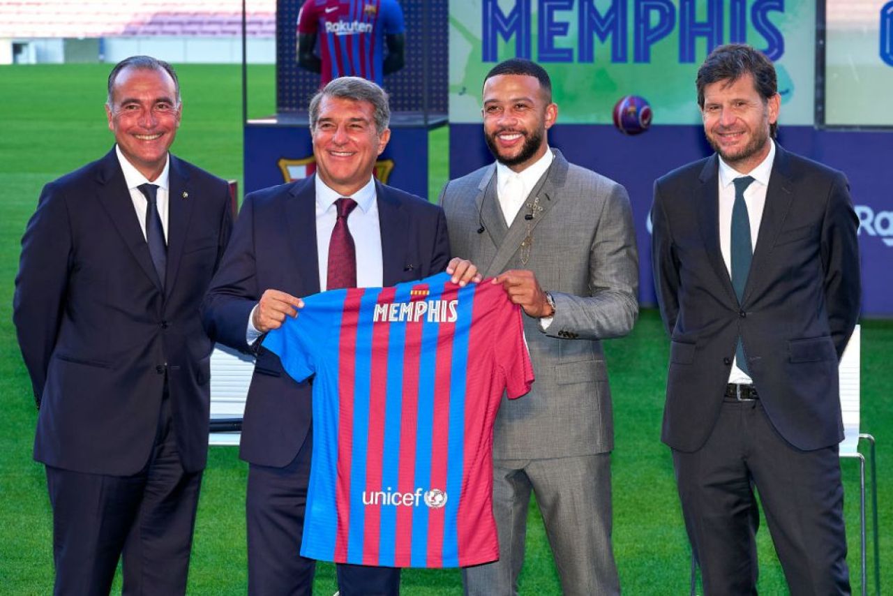 Memphis, prezentat oficial la Barcelona! Care au fost primele declarații ale atacantului_4
