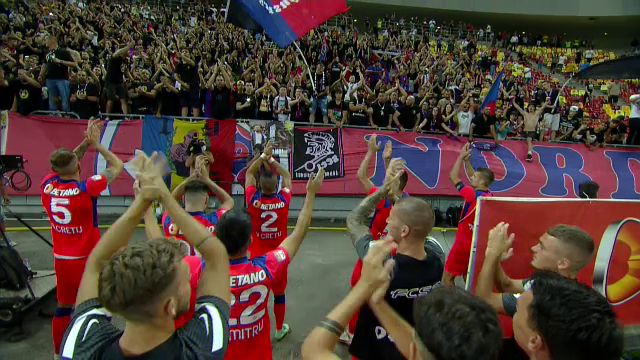 EXCLUSIV | Imagini superbe de pe Arena Națională! Jucătorii FCSB-ului s-au bucurat alături de galerie de victoria cu Shakhter_9