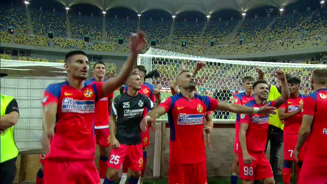 EXCLUSIV | Imagini superbe de pe Arena Națională! Jucătorii FCSB-ului s-au bucurat alături de galerie de victoria cu Shakhter_11
