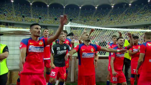 EXCLUSIV | Imagini superbe de pe Arena Națională! Jucătorii FCSB-ului s-au bucurat alături de galerie de victoria cu Shakhter_11