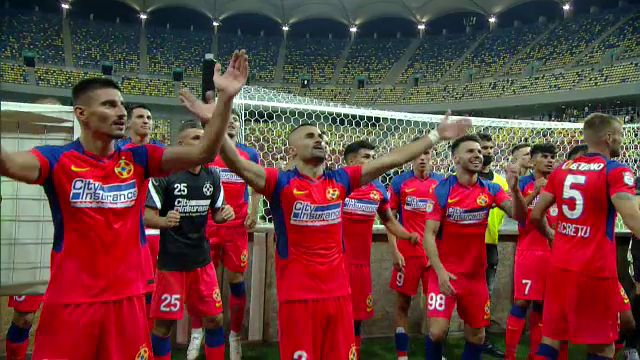EXCLUSIV | Imagini superbe de pe Arena Națională! Jucătorii FCSB-ului s-au bucurat alături de galerie de victoria cu Shakhter_12