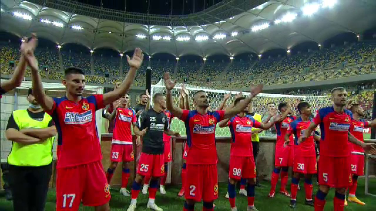 EXCLUSIV | Imagini superbe de pe Arena Națională! Jucătorii FCSB-ului s-au bucurat alături de galerie de victoria cu Shakhter_15