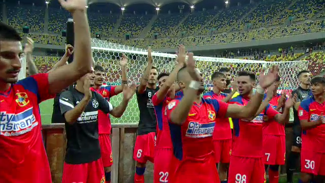 EXCLUSIV | Imagini superbe de pe Arena Națională! Jucătorii FCSB-ului s-au bucurat alături de galerie de victoria cu Shakhter_16
